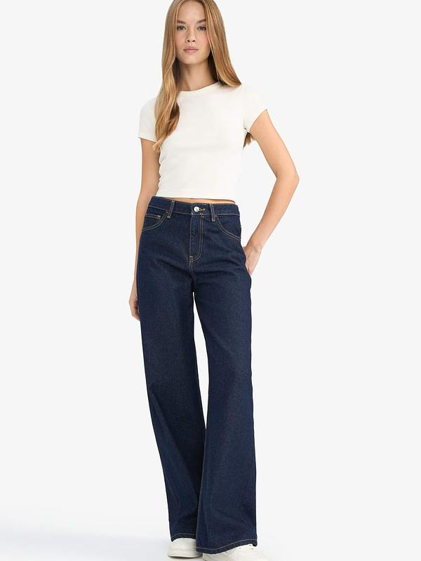 Jean Large Brut Indigo