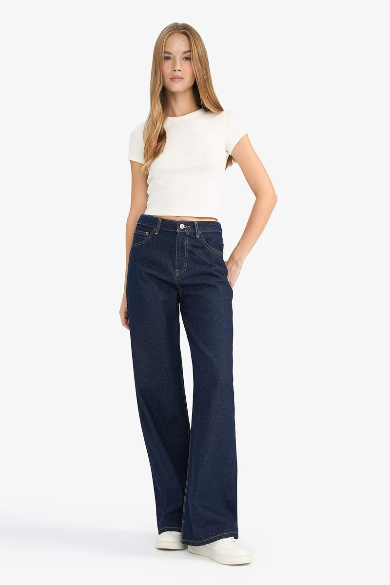Jean Large Brut Indigo