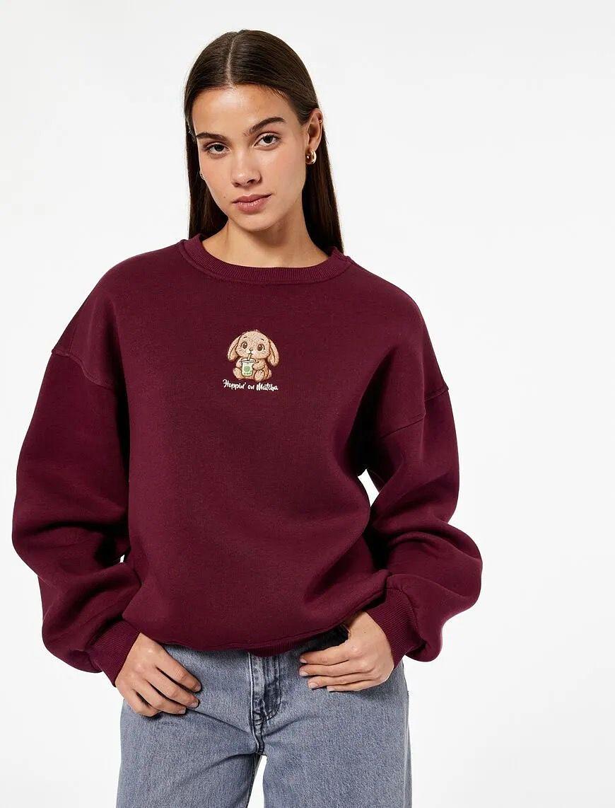 Sweat Oversize Brodé